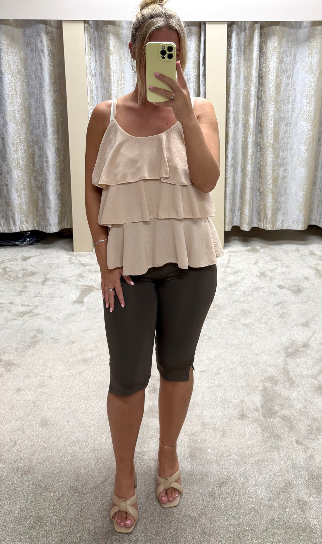 Floaty Tiered Chiffon Top