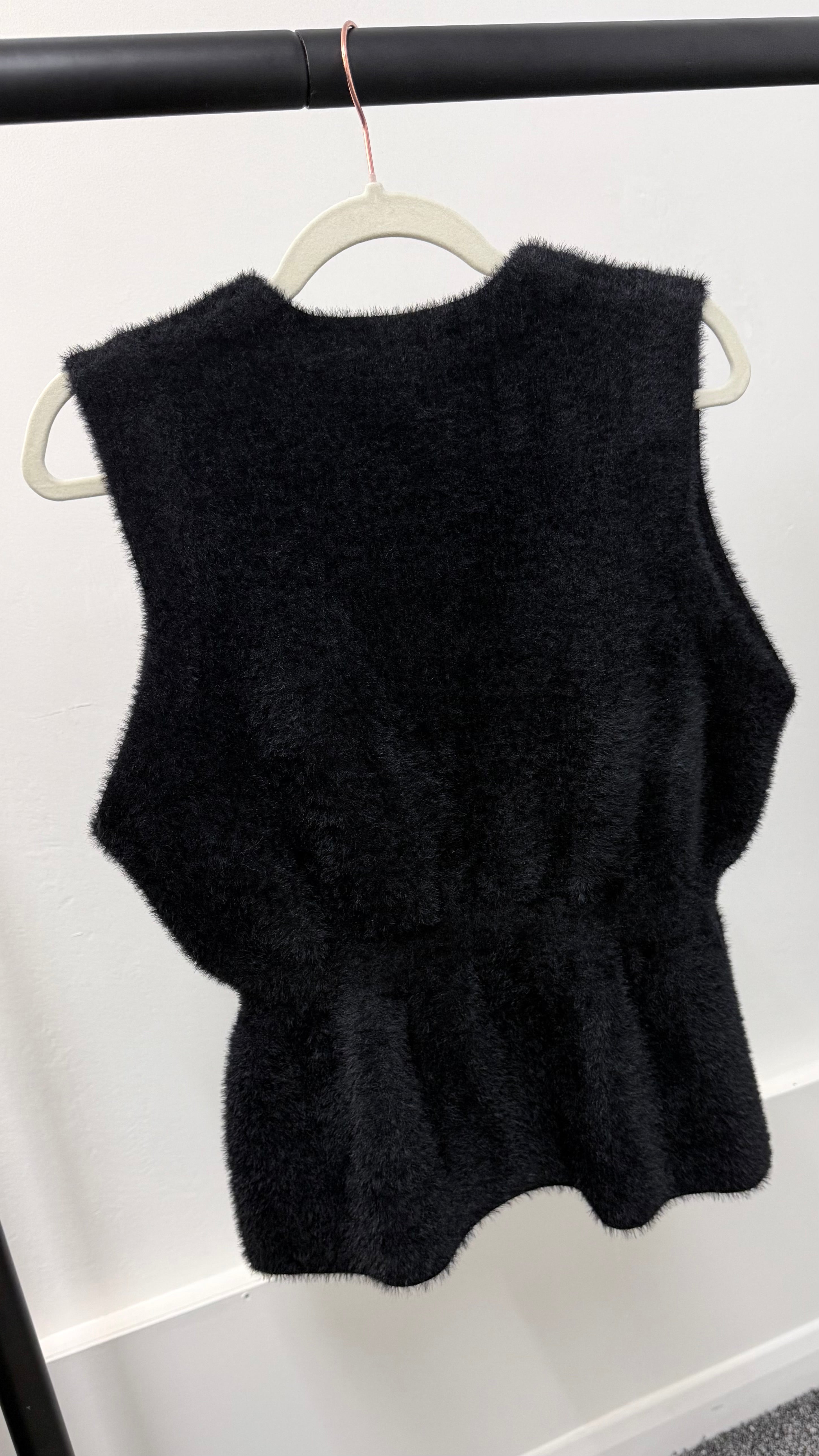 Cinched Super Soft Fur Waistcoat