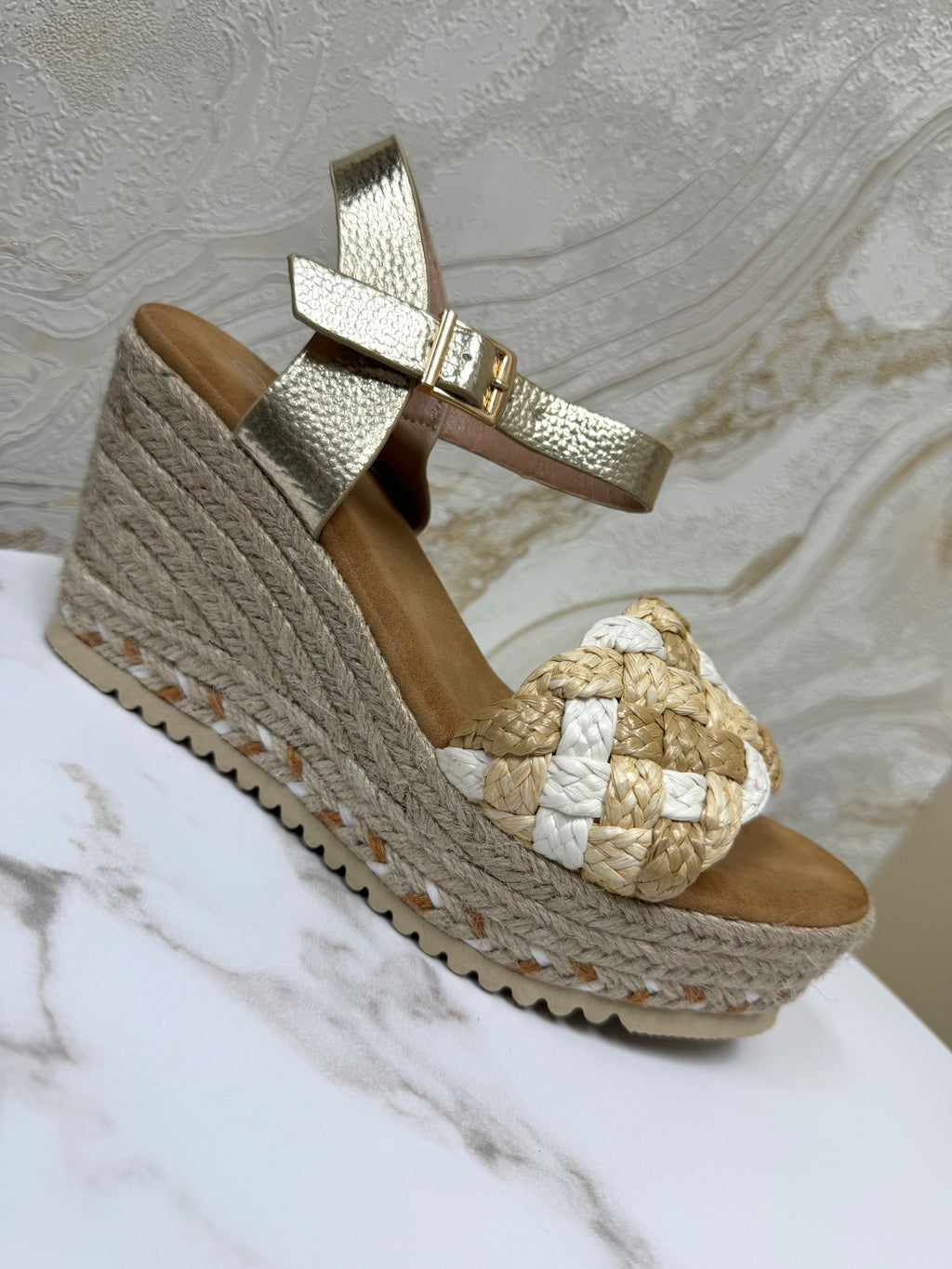 Lightweight Comfy Wedges - Neutral