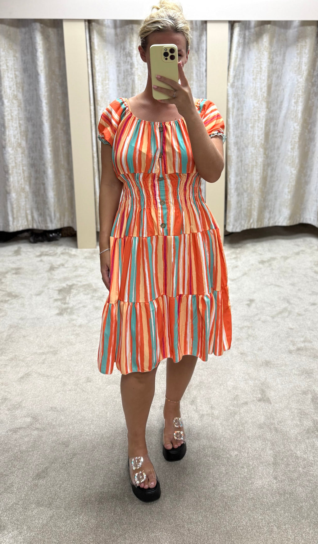 Striped Magic Midi Dress