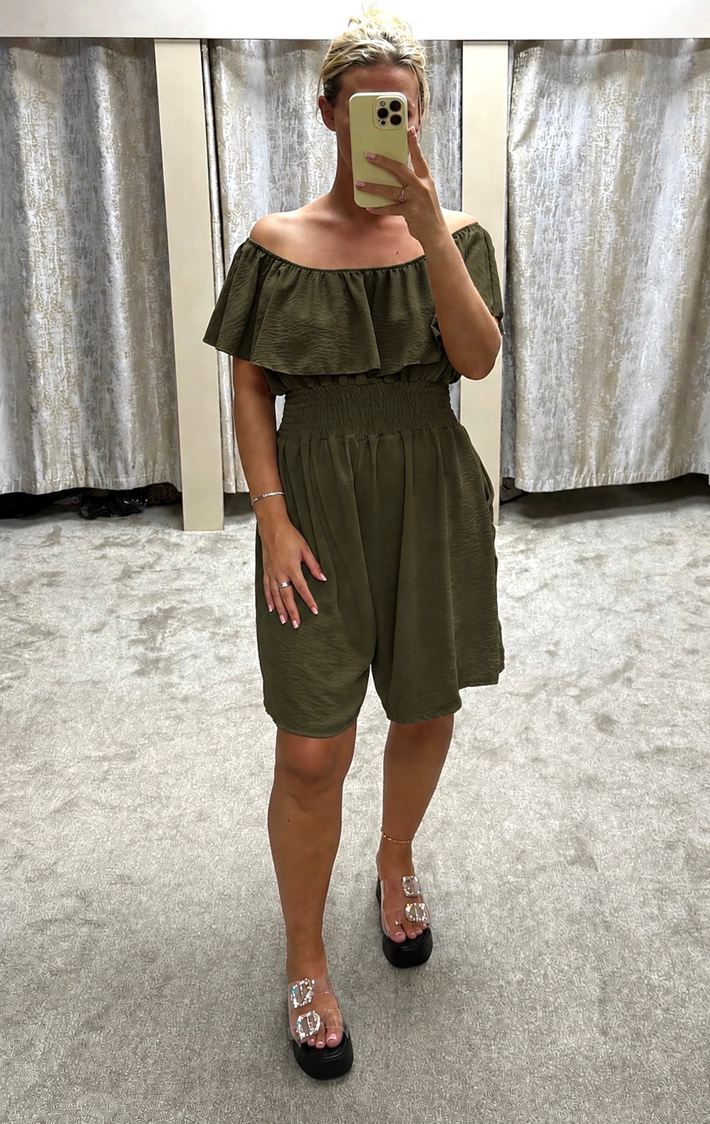 Multiway On / Off Shoulder Elasticated Magic Playsuit