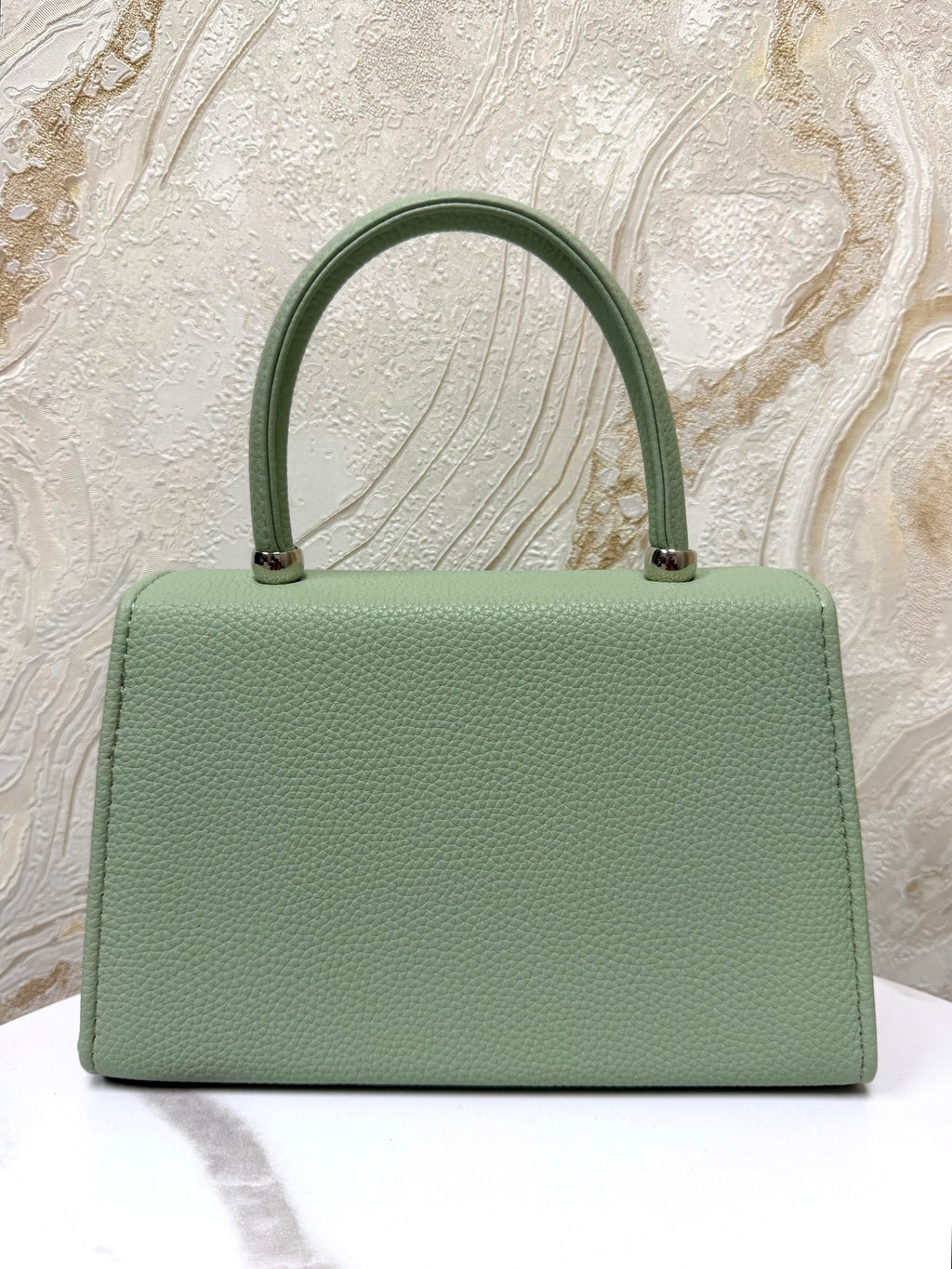 Top Handle Envelope Bag - Mint Green