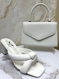 Top Handle Envelope Bag - White