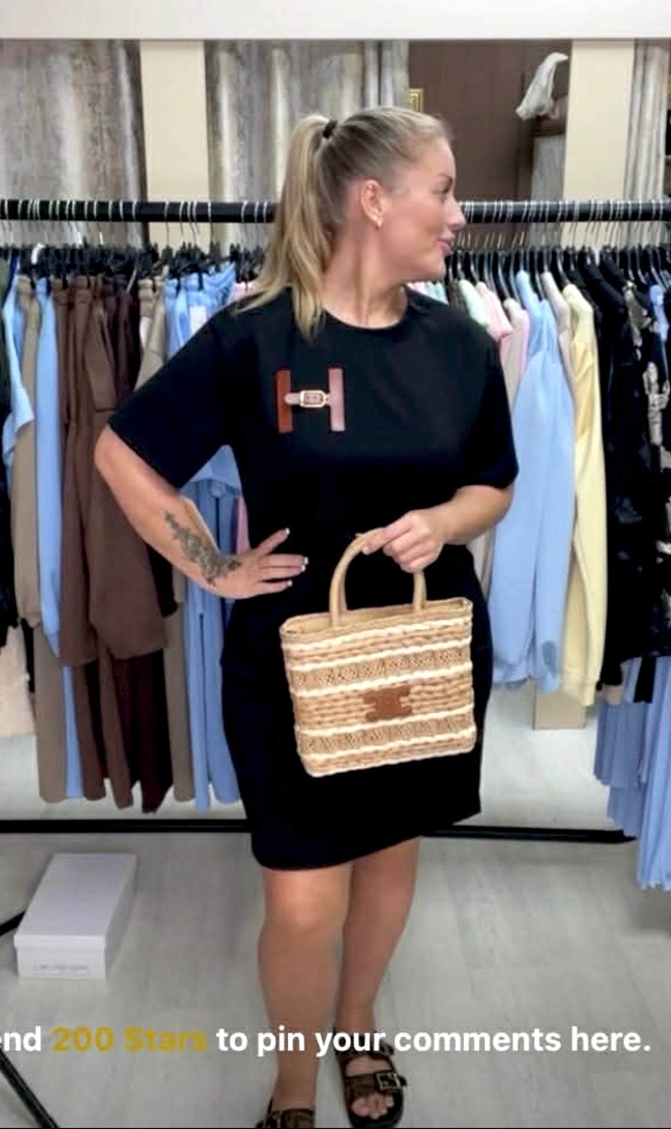 H Inspired Scuba Dress