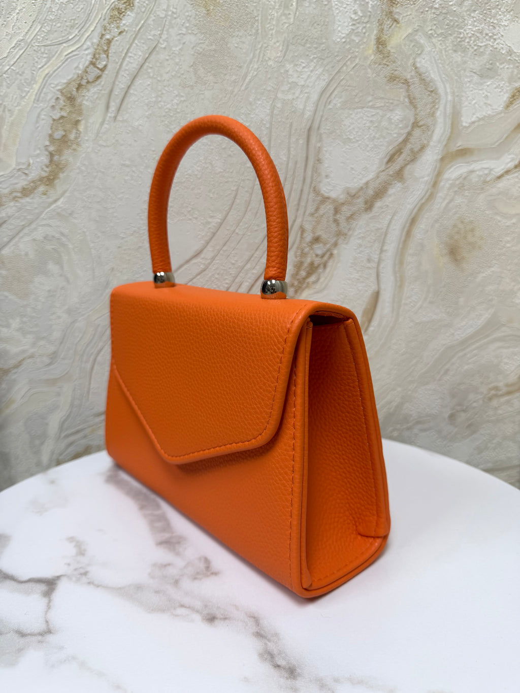 Top Handle Envelope Bag - Orange