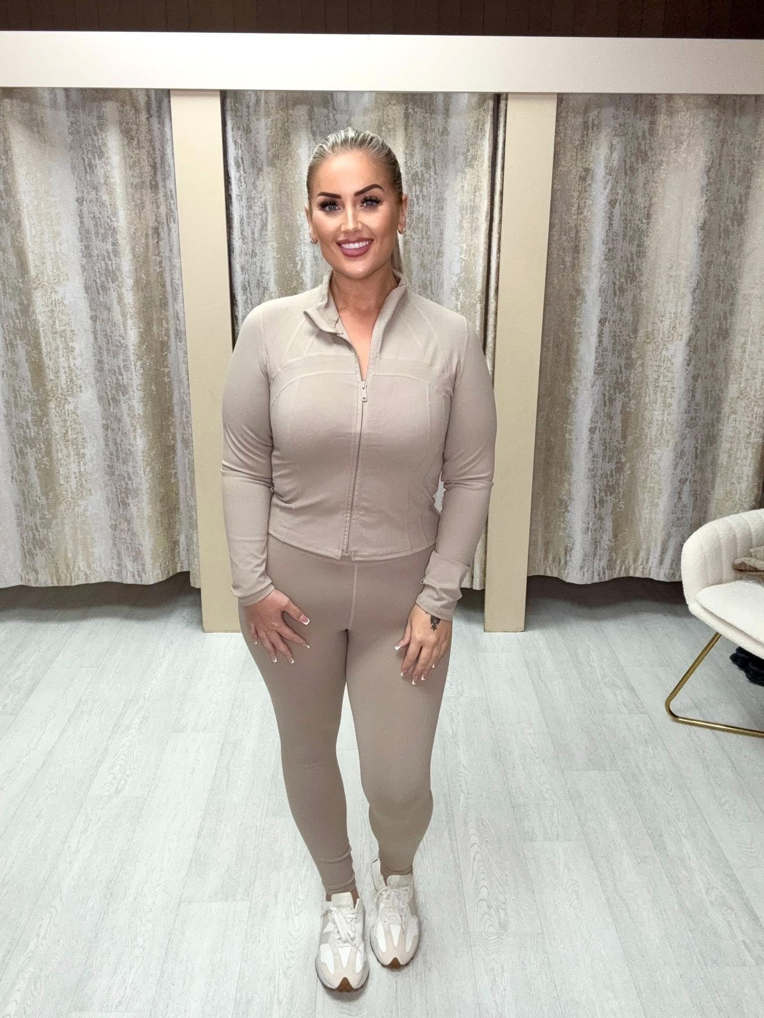 Body Contouring Gym Set - Taupe