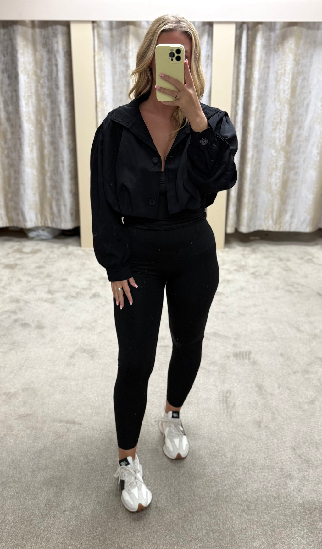 Zara Inspired Cropped Jacket With Ruched Sleeve Detail