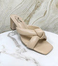 Knot Detail Mule - Beige