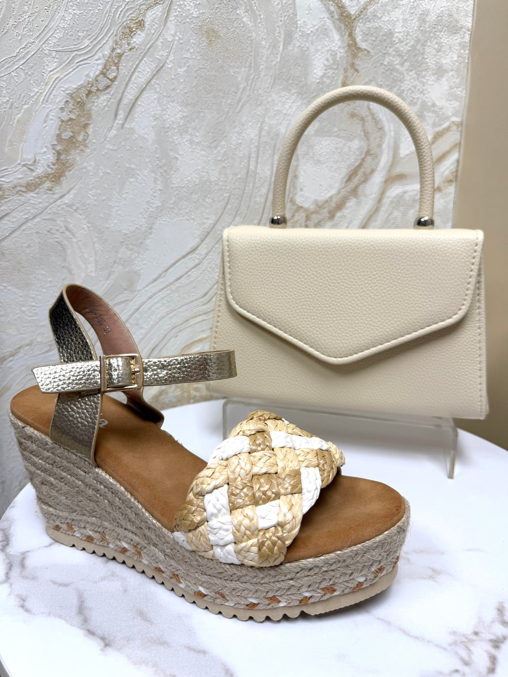 Lightweight Comfy Wedges - Neutral