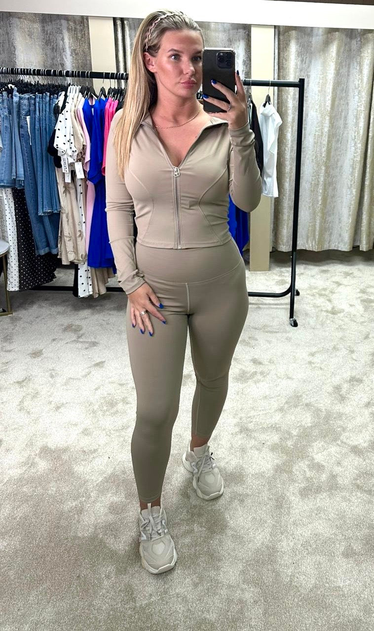 Body Shaping & Contouring Gym Set - Taupe