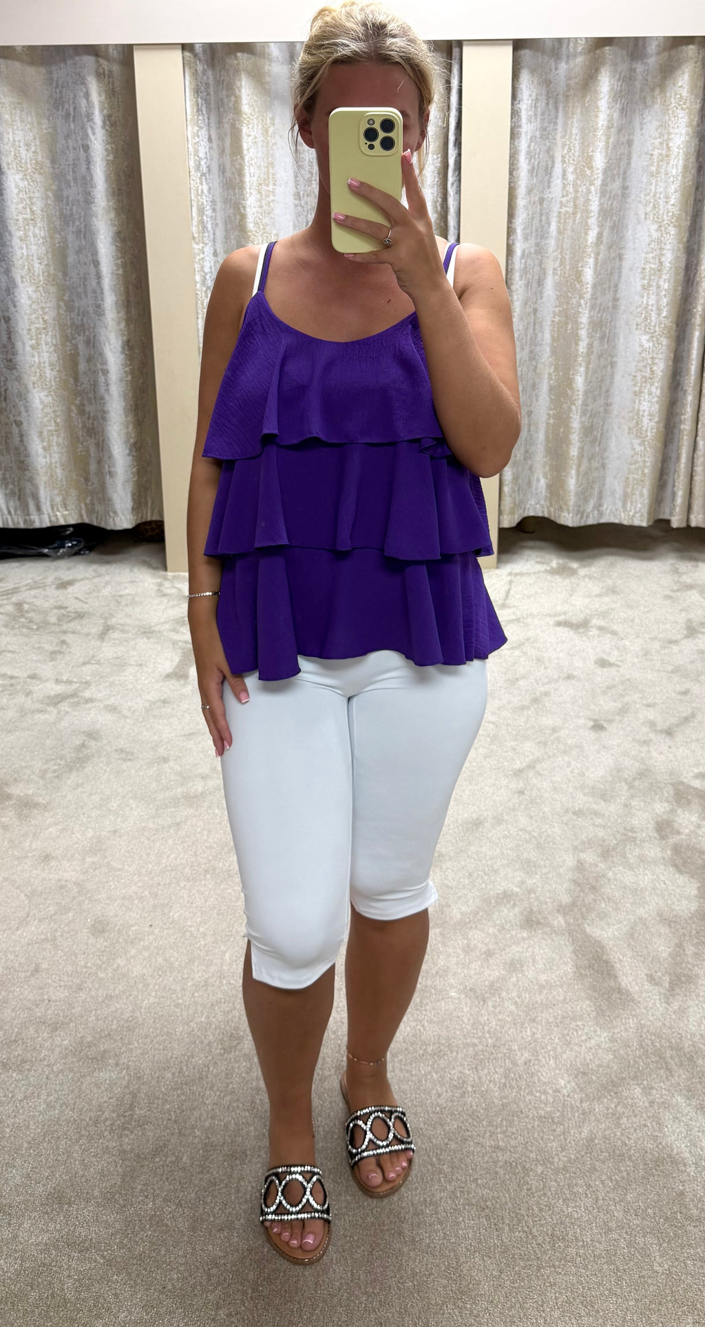 Floaty Tiered Chiffon Top