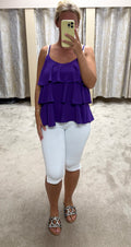 Floaty Tiered Chiffon Top