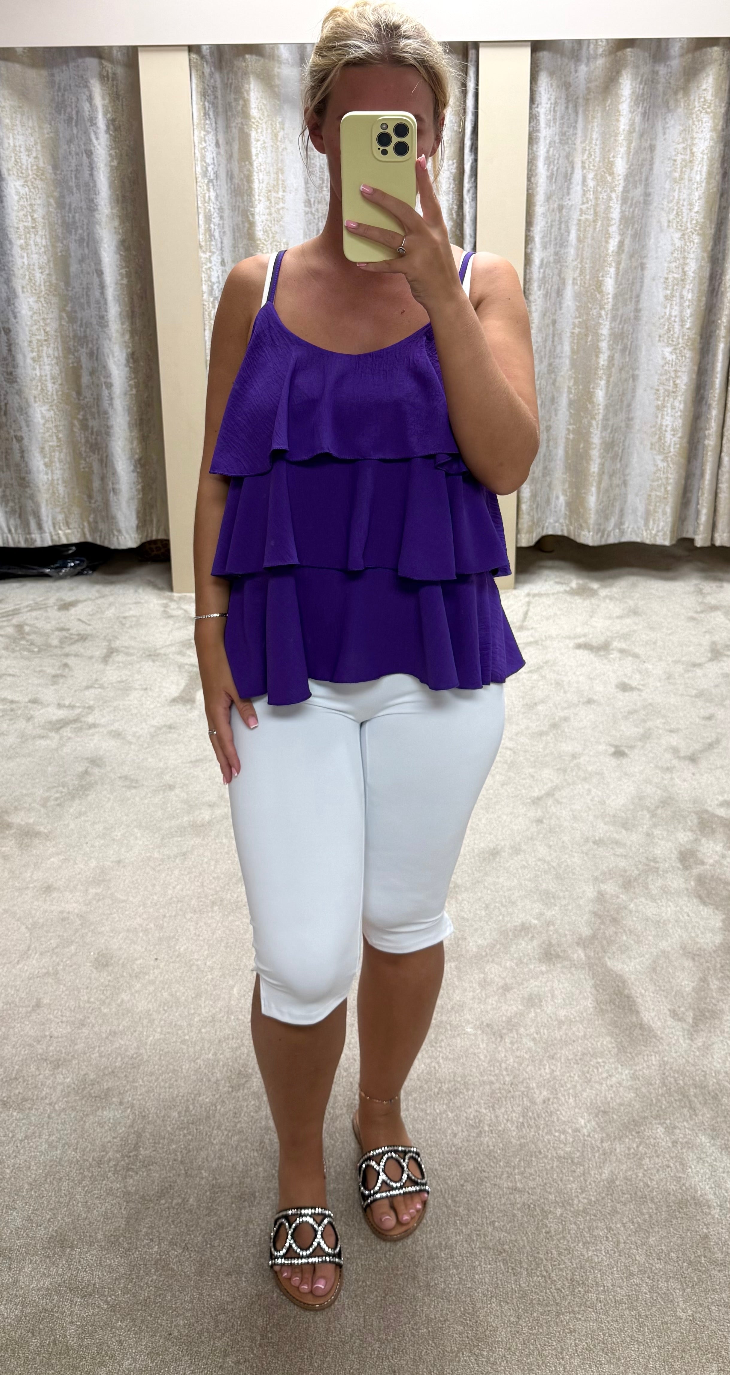 Floaty Tiered Chiffon Top
