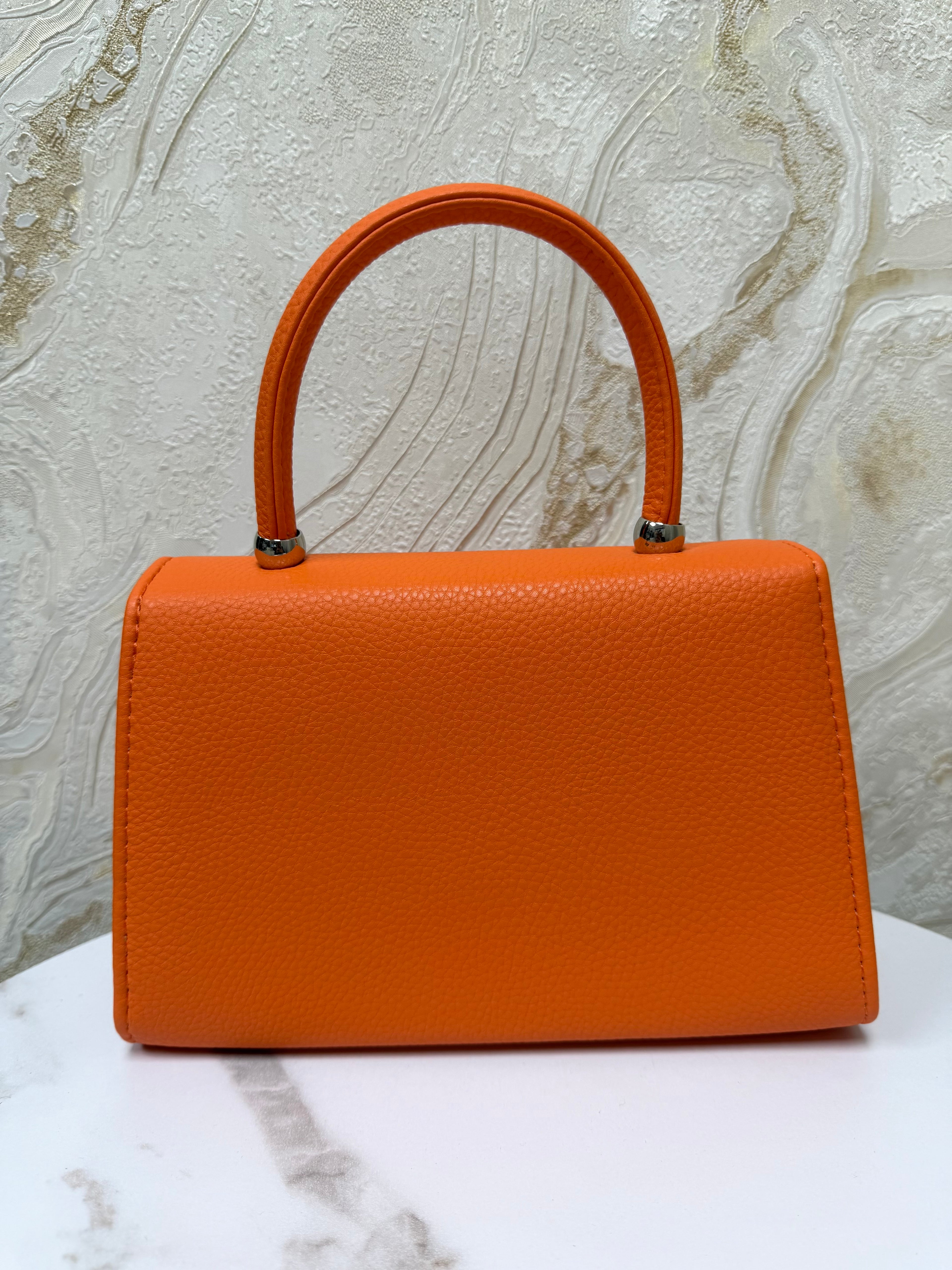 Top Handle Envelope Bag - Orange
