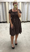Polka Magic Midi Dress