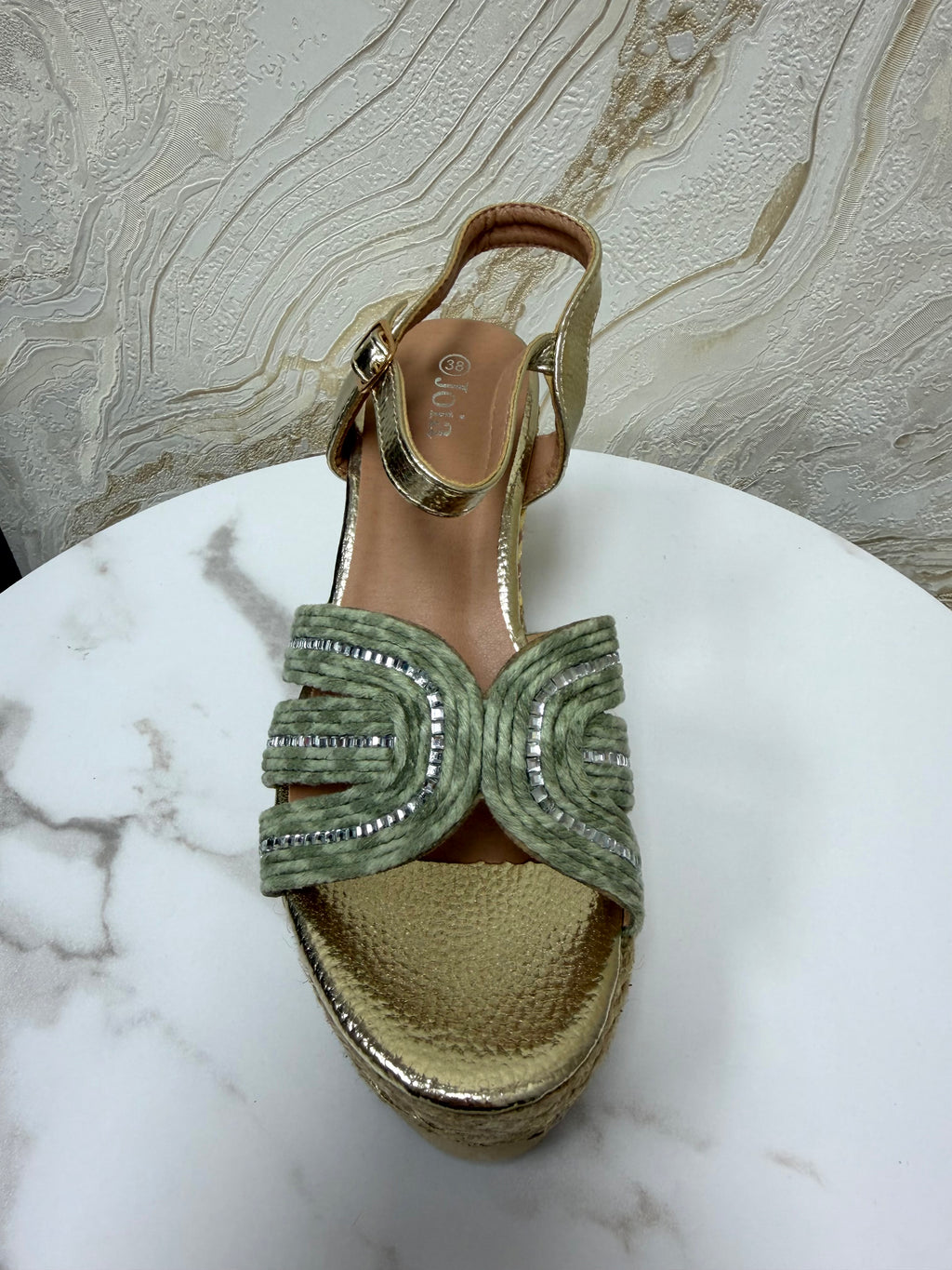 Lightweight Comfy Wedges - Mint Green