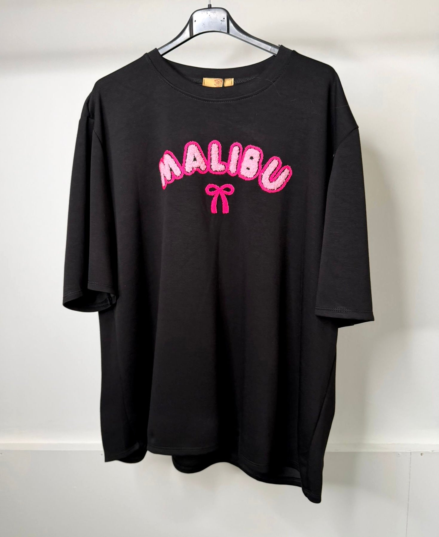 PLUS SIZE - Malibu Embroidered Super Soft Scuba T-Shirt