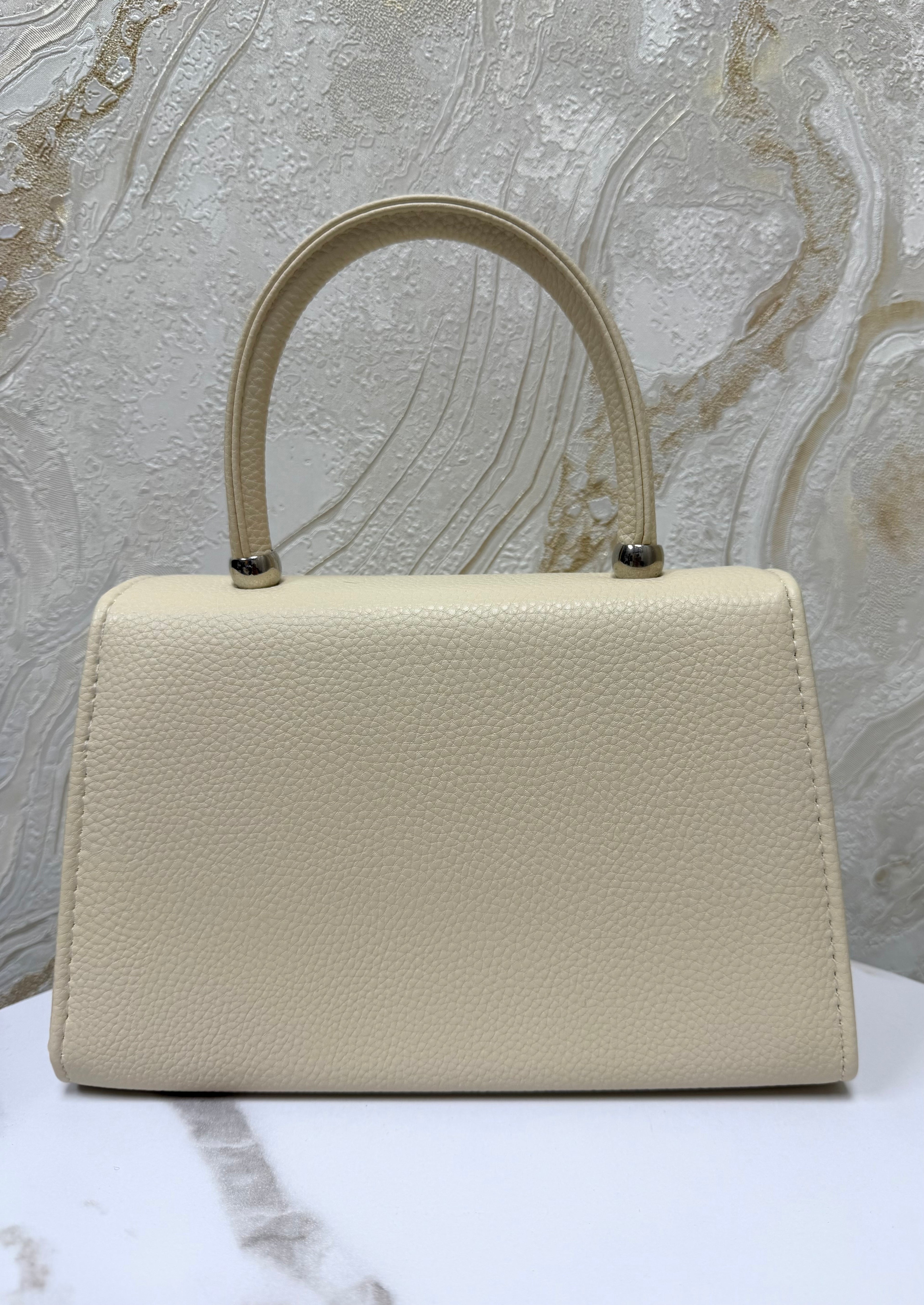 Top Handle Envelope Bag - Ivory