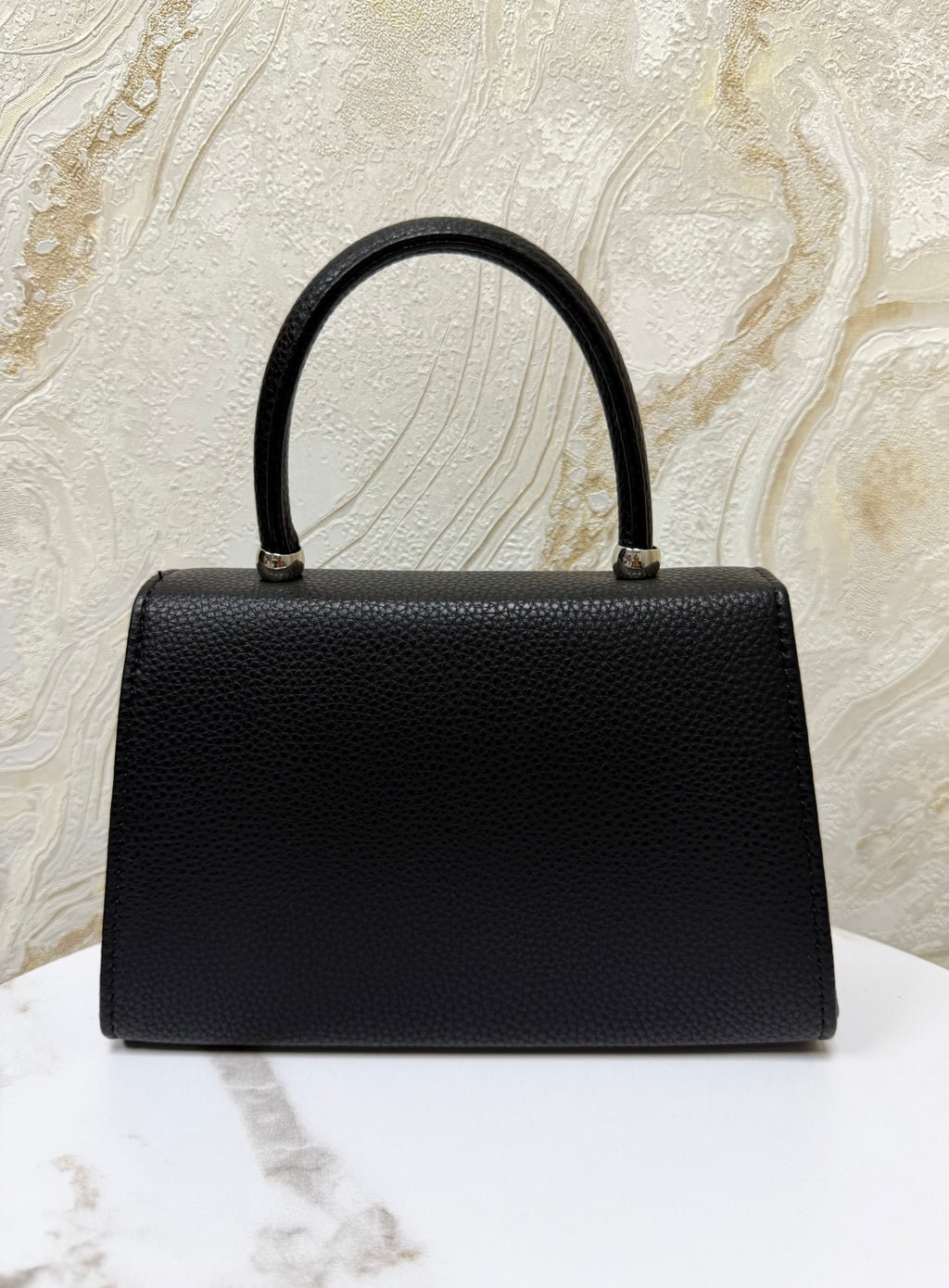 Top Handle Envelope Bag - Black
