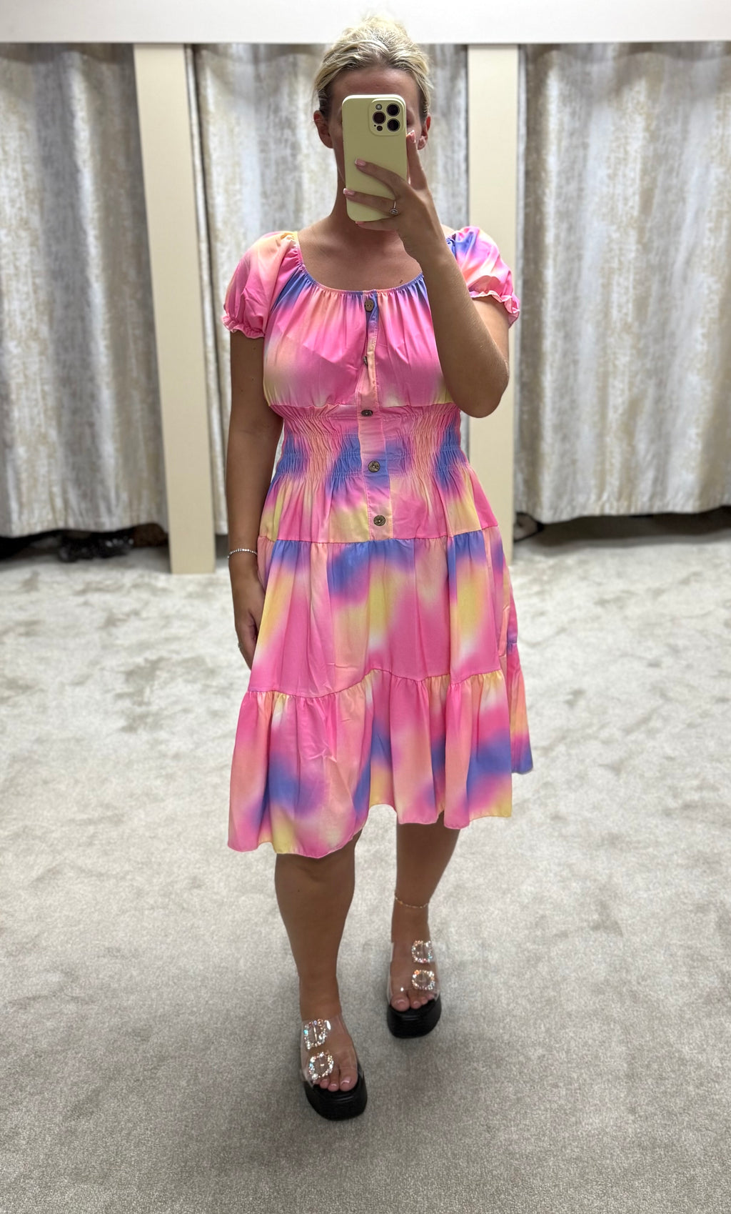 Tie Dye Magic Midi Dress