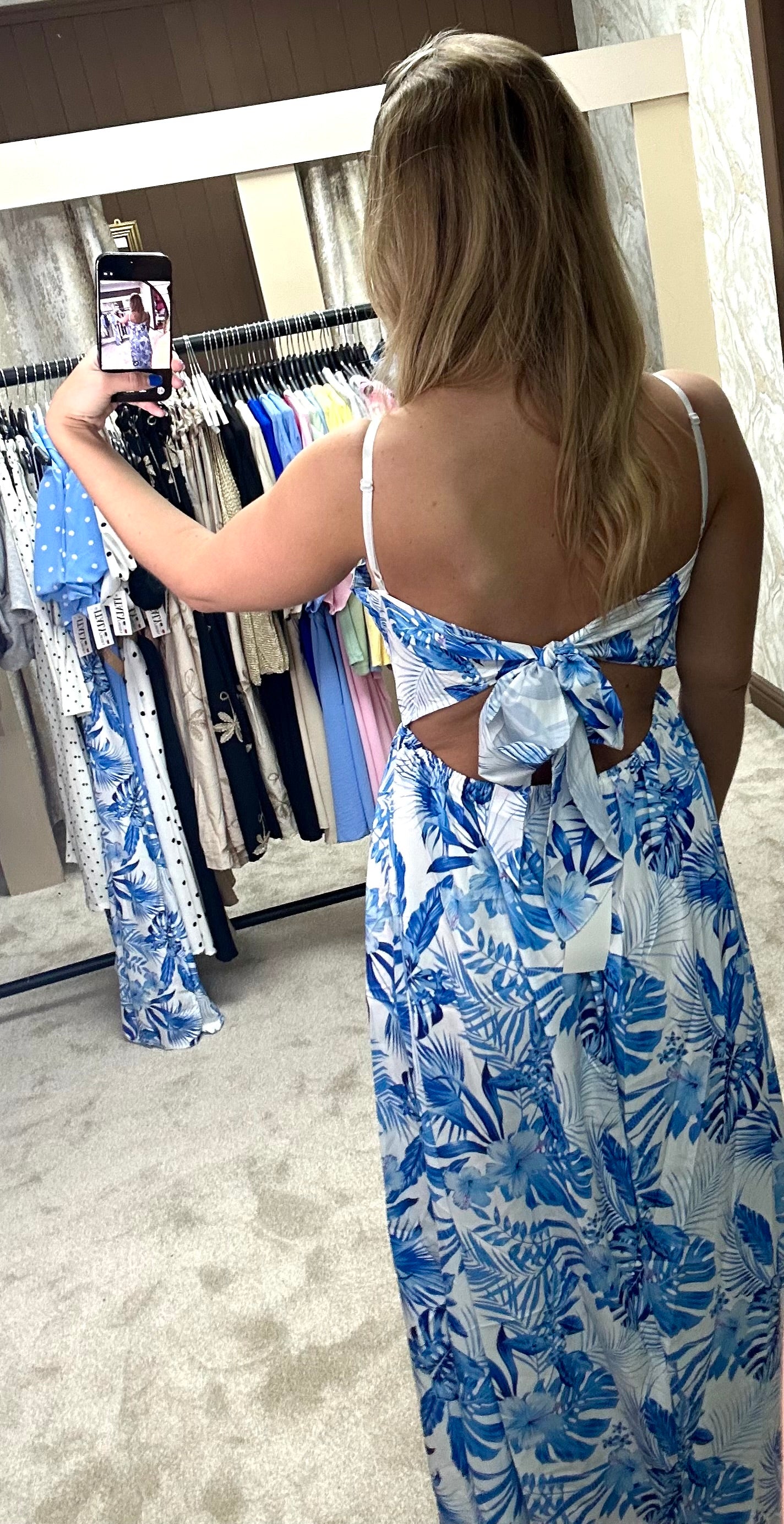 Santorini Maxi Side Split Dress