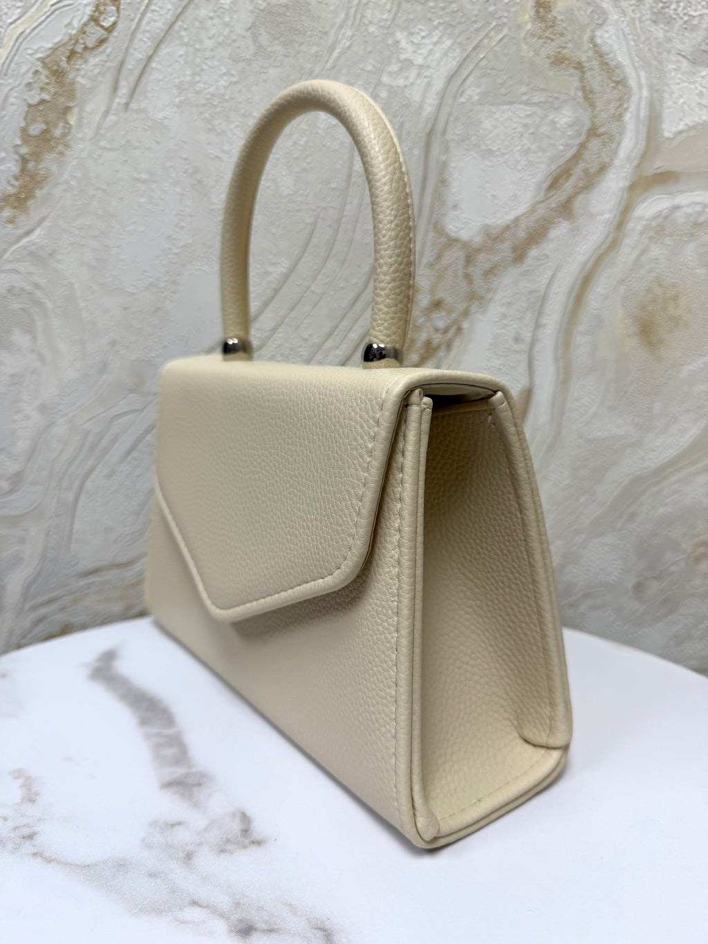 Top Handle Envelope Bag - Ivory