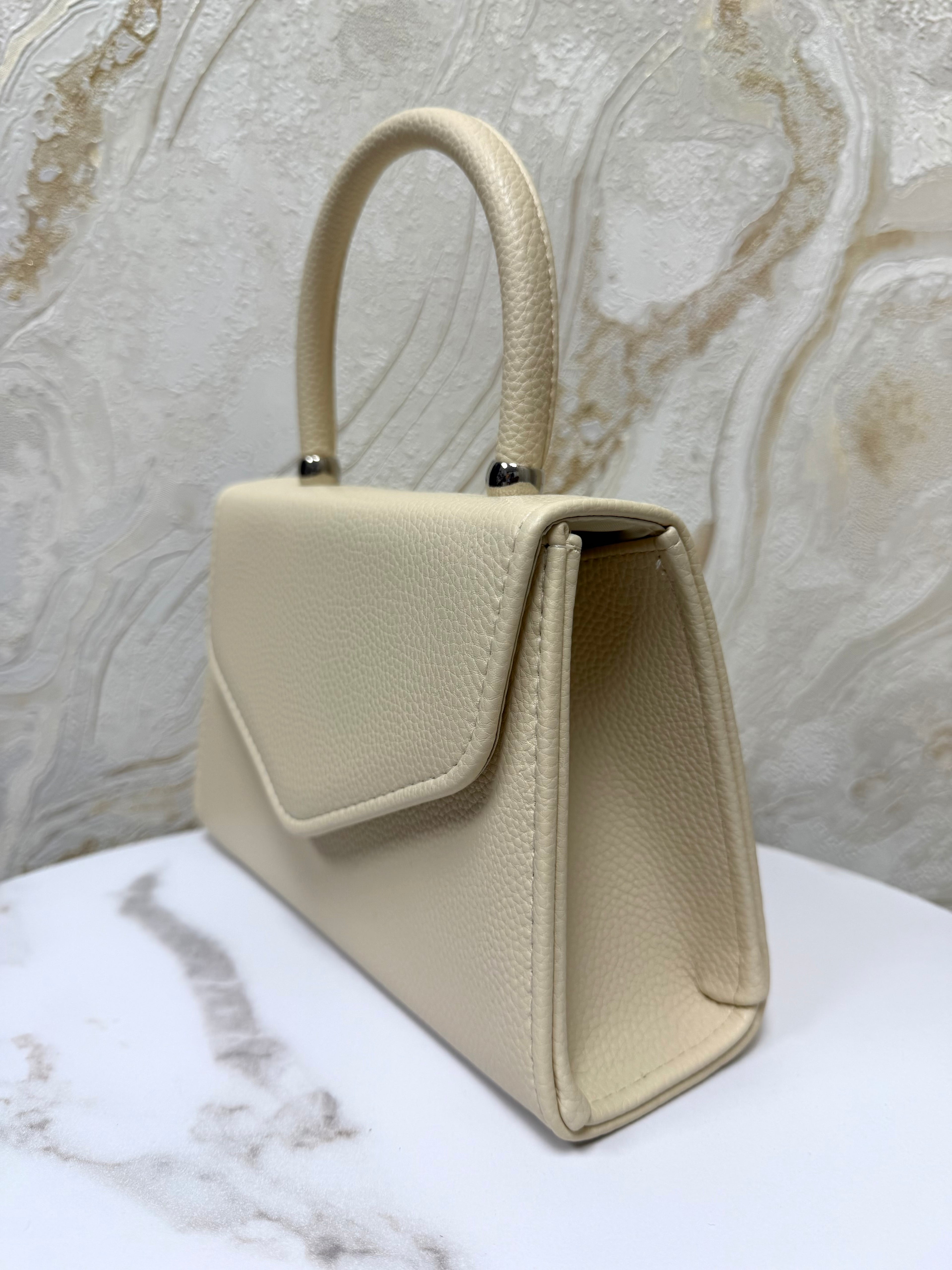 Top Handle Envelope Bag - Ivory