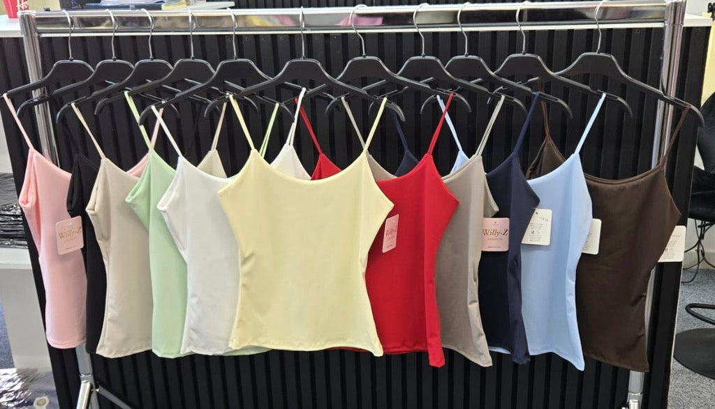 Spaghetti Strap Double Layered Cami Top