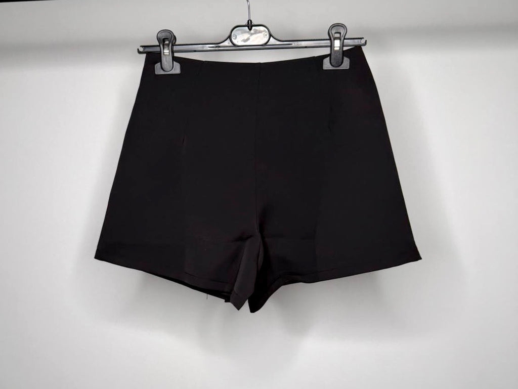 Gold Buckle Detail Wrap Over Skort