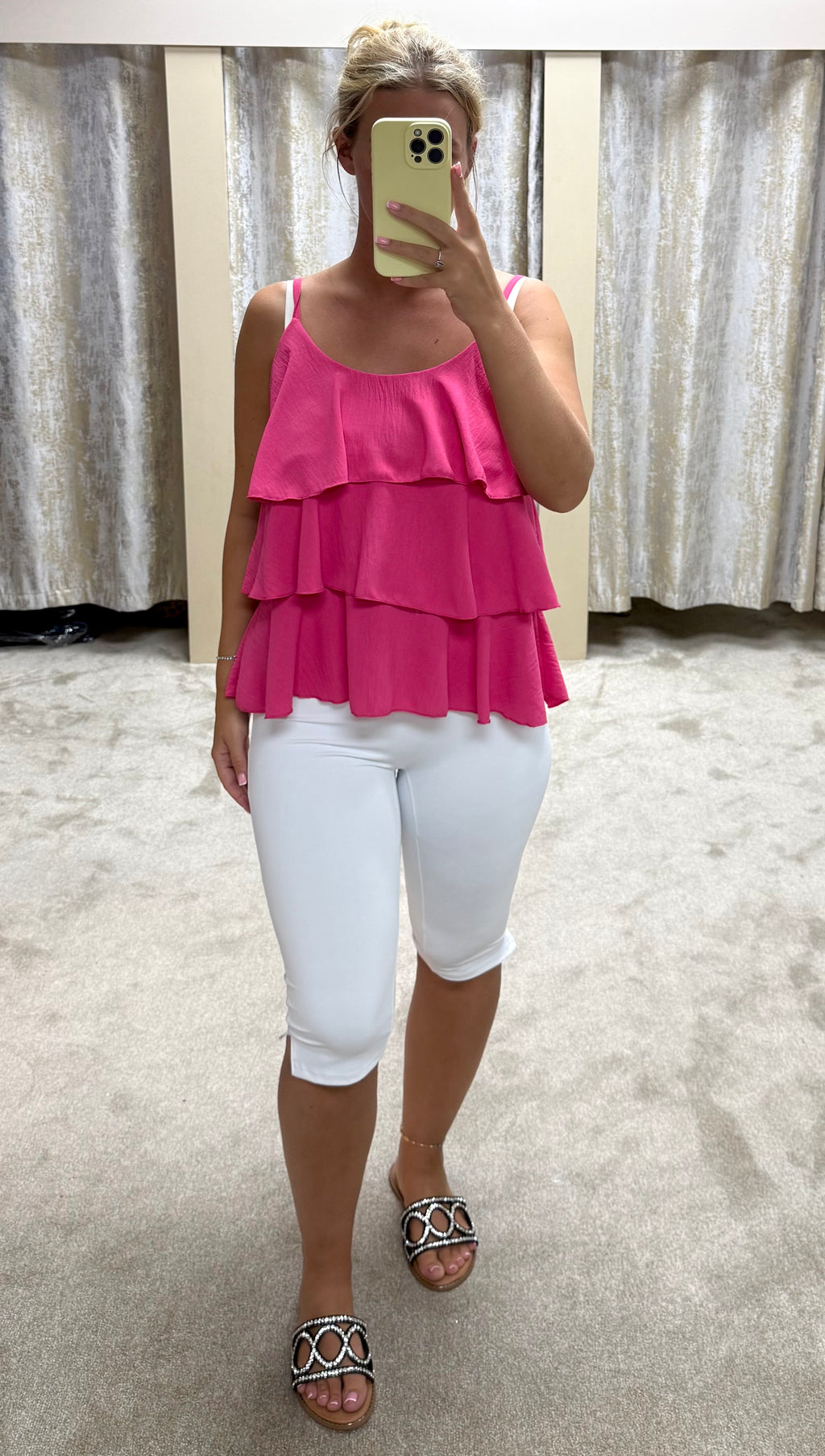 Floaty Tiered Chiffon Top