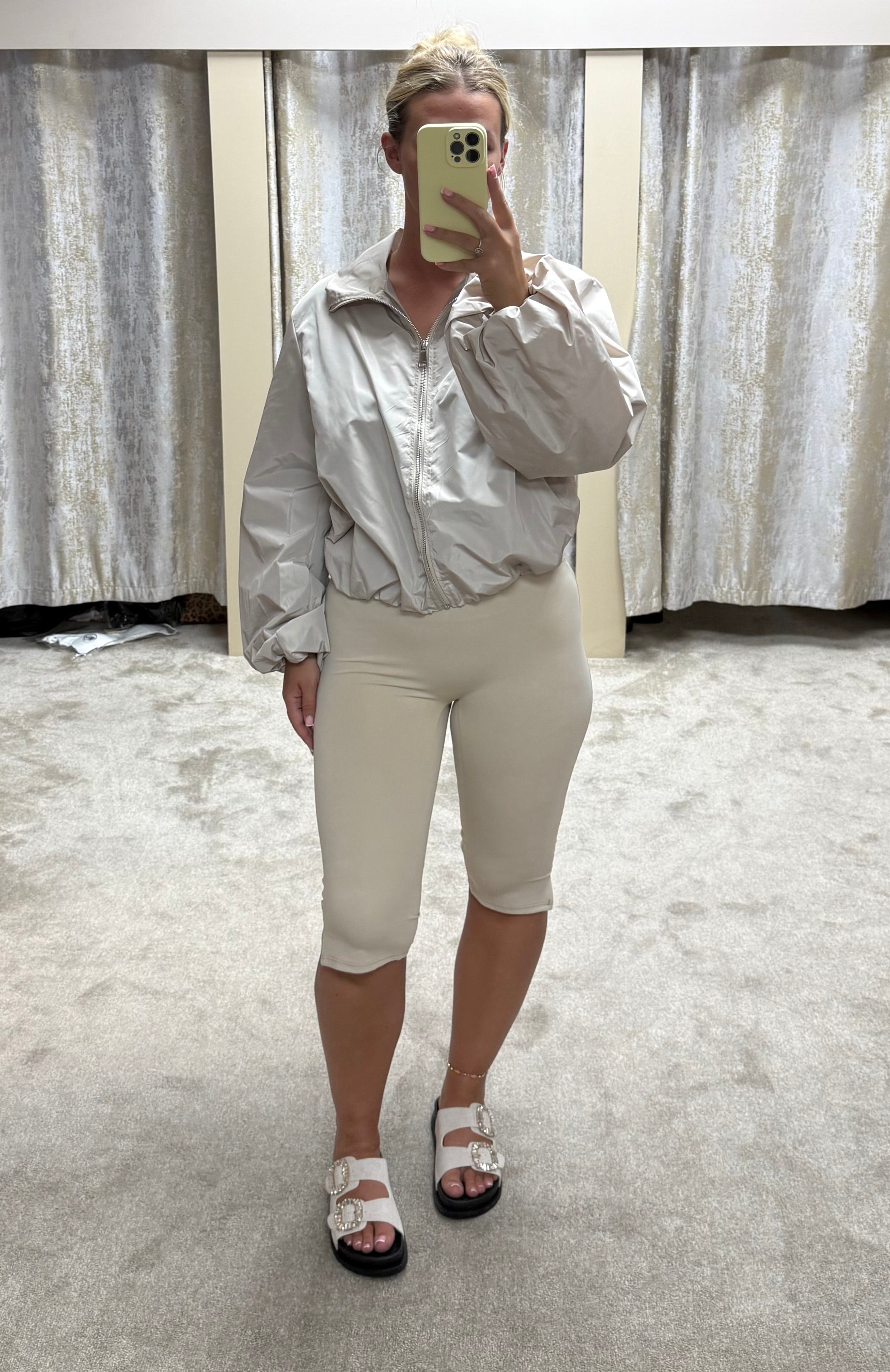 Oversized Elasticated Windbreaker Jackets