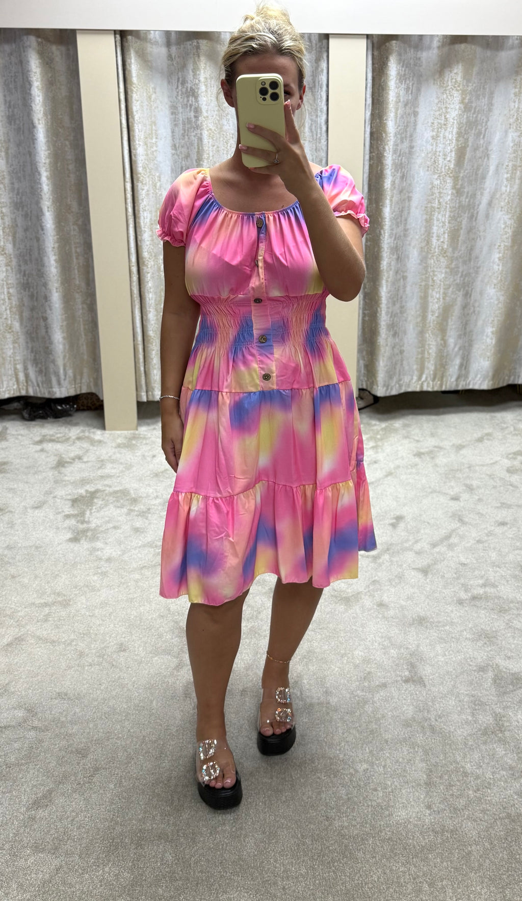 Tie Dye Magic Midi Dress