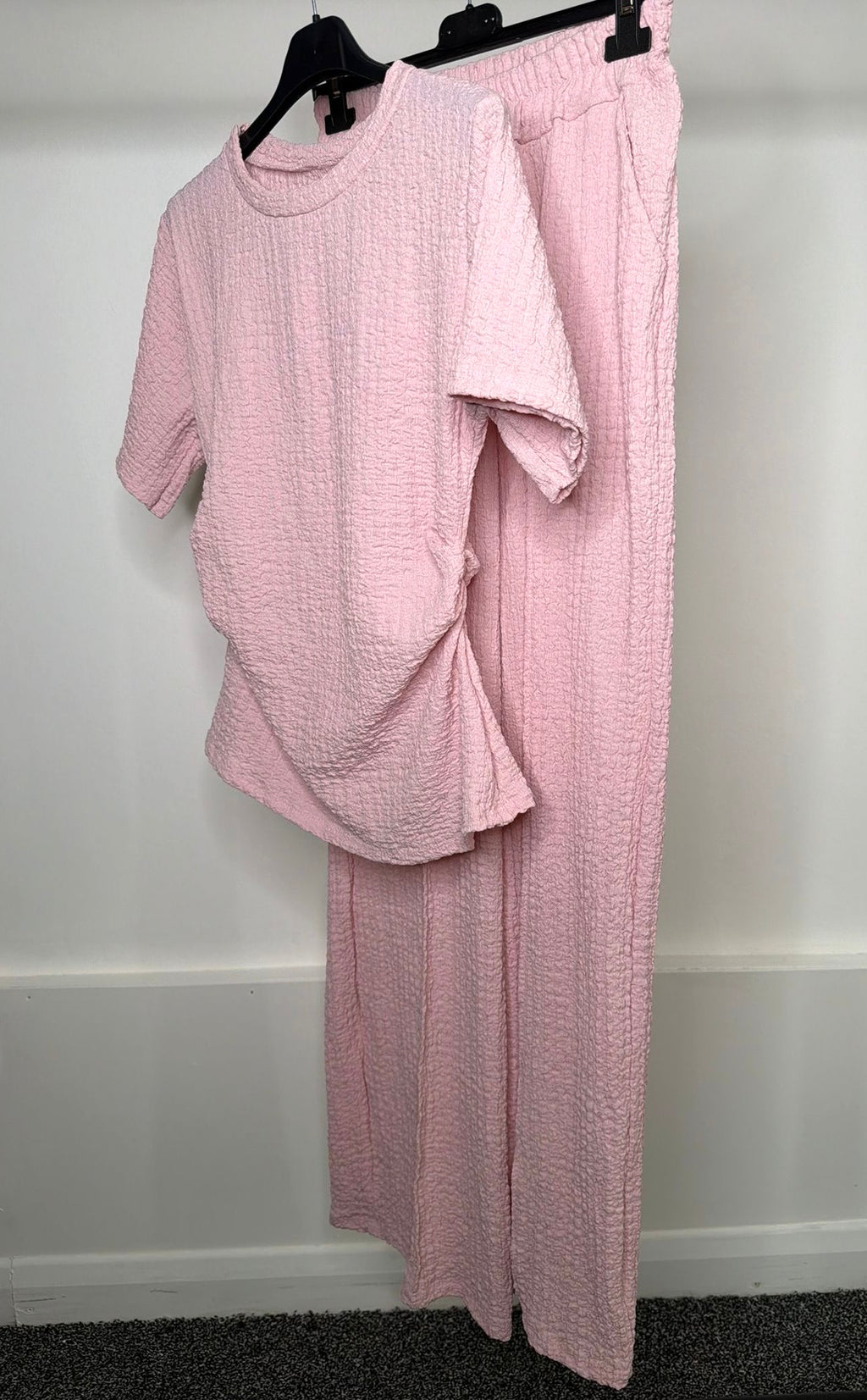 Waist Cinching Ruched Side Detail Cheesecloth Co Ord