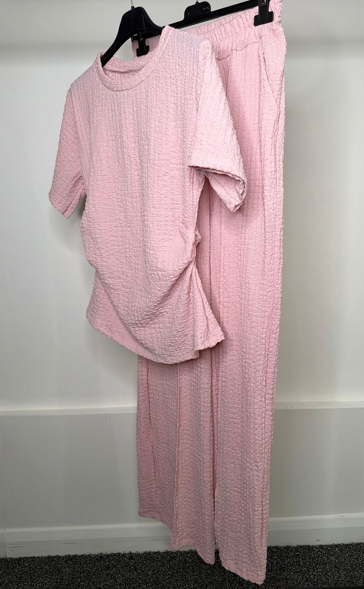Waist Cinching Ruched Side Detail Cheesecloth Co Ord