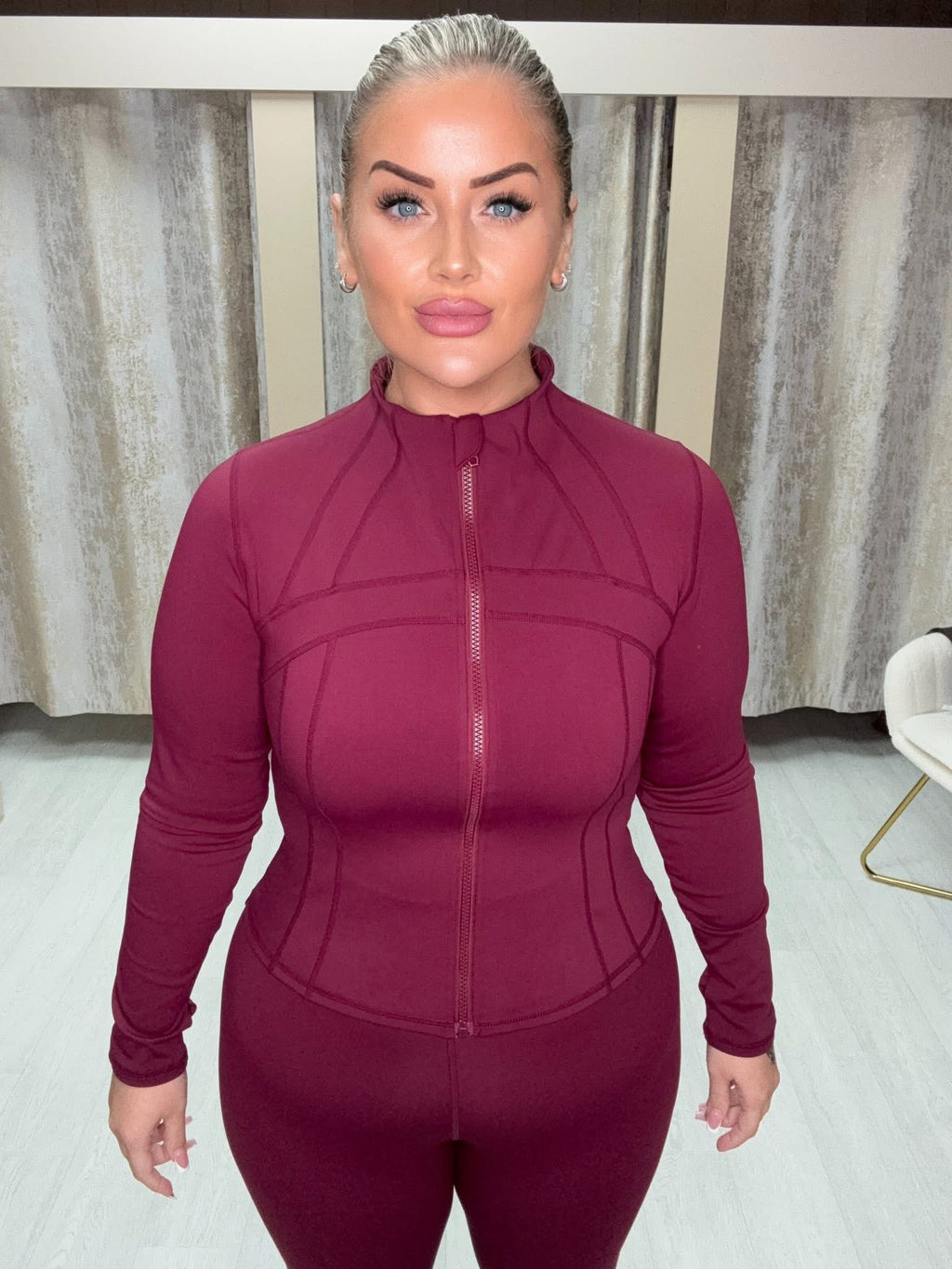 Body Contouring Gym Set - Burgundy