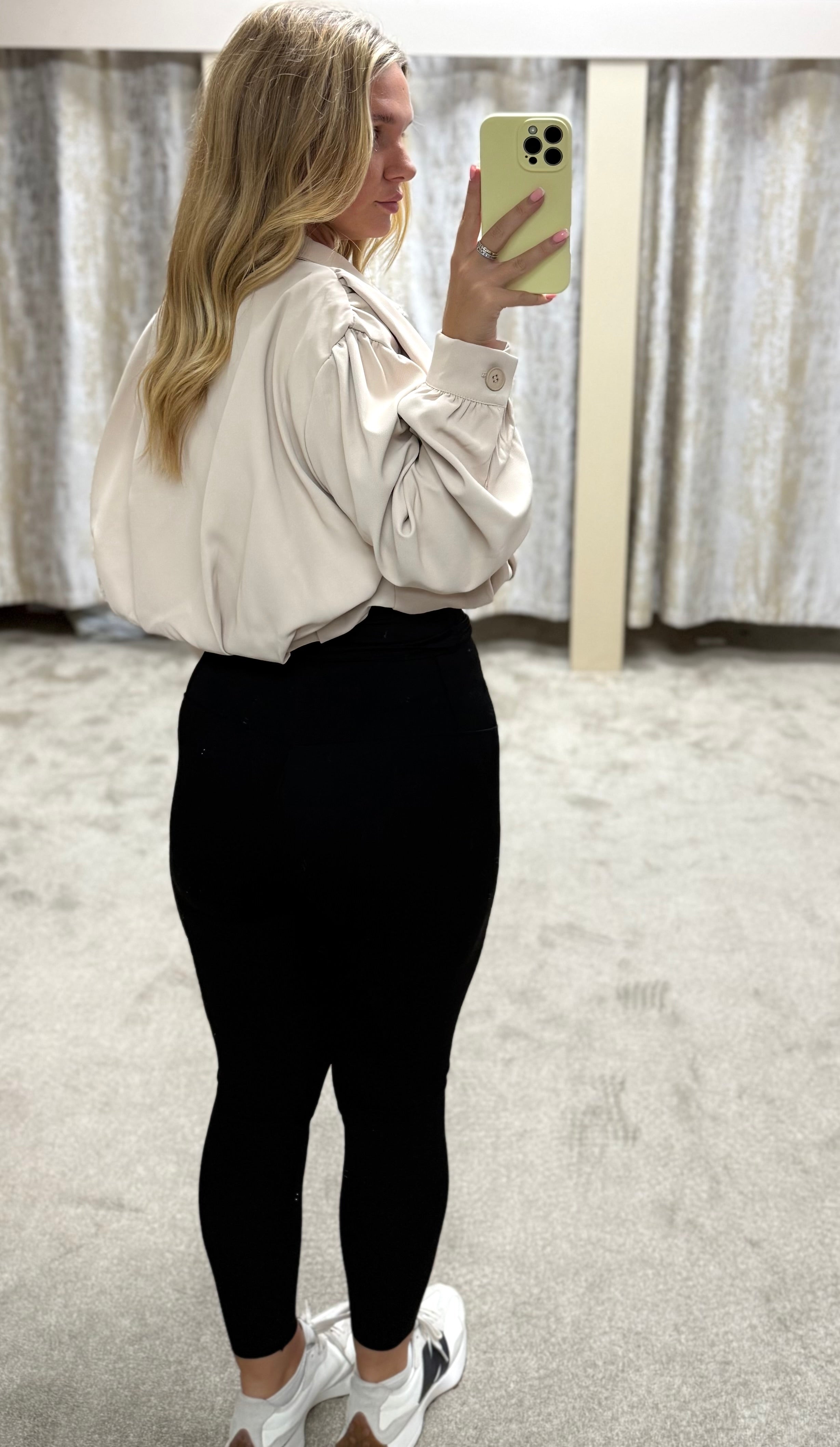 Zara Inspired Cropped Jacket With Ruched Sleeve Detail