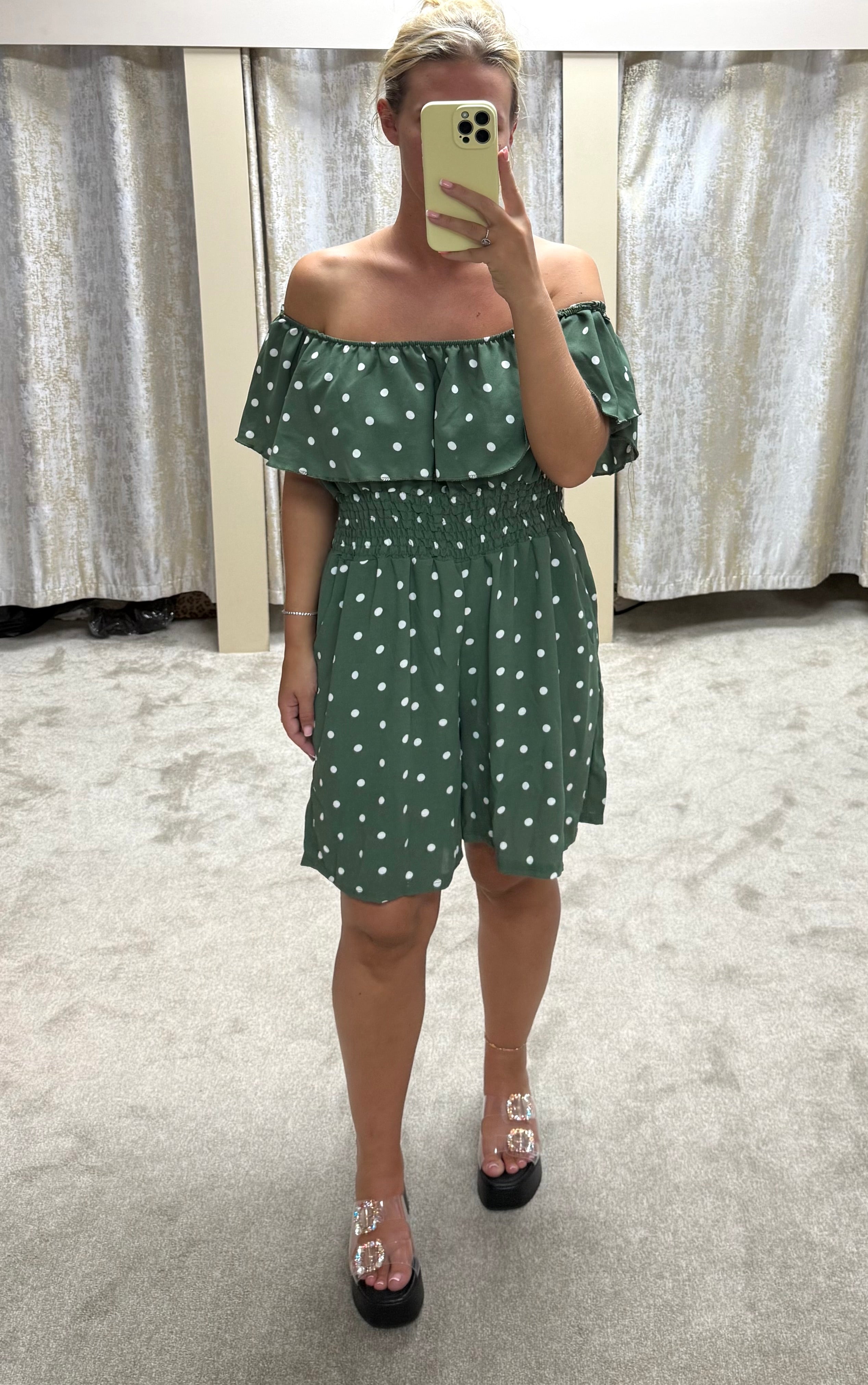 Multiway On / Off Shoulder Elasticated Magic Playsuit
