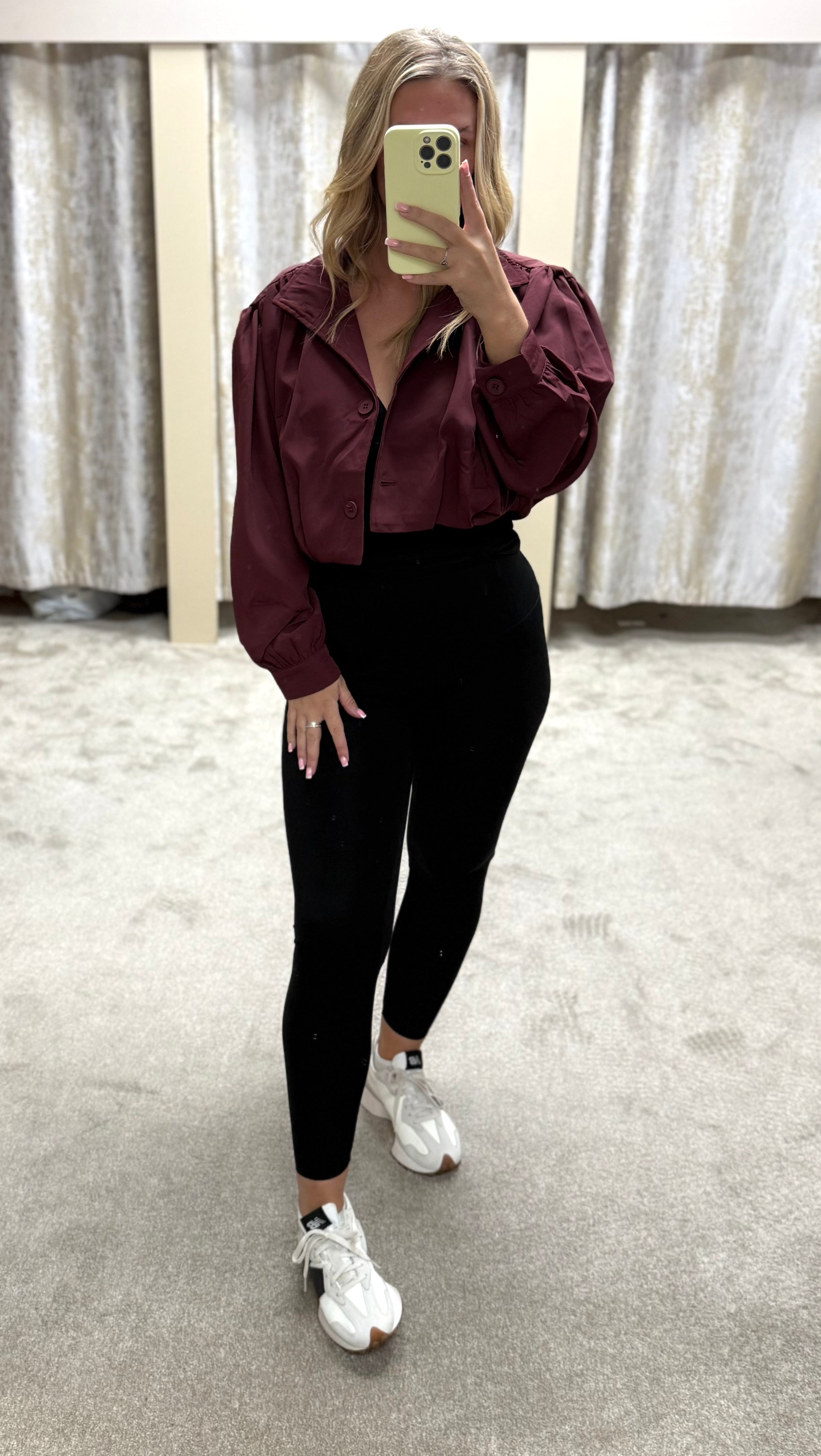 Zara Inspired Cropped Jacket With Ruched Sleeve Detail