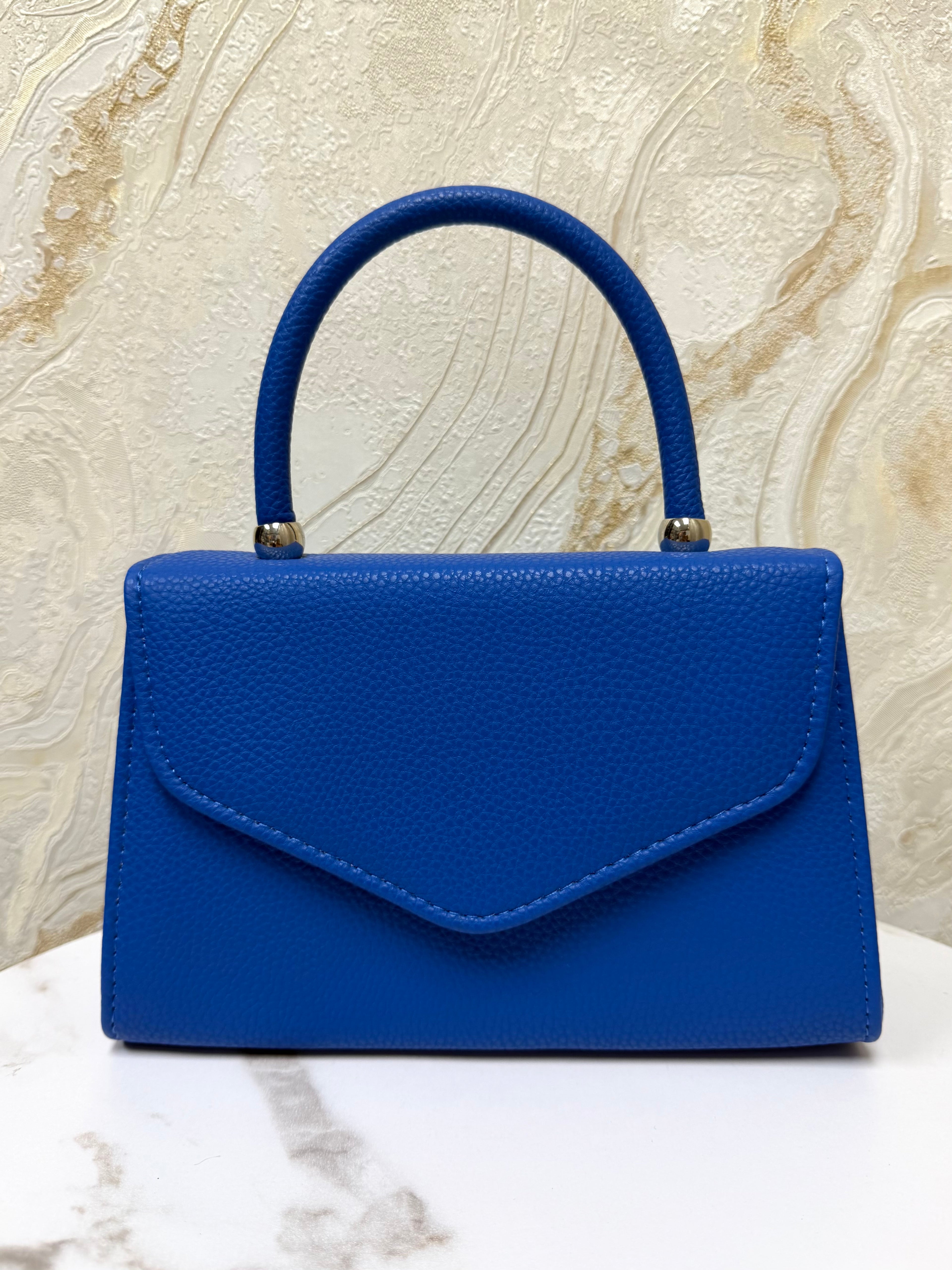 Top Handle Envelope Bag - Royal Blue