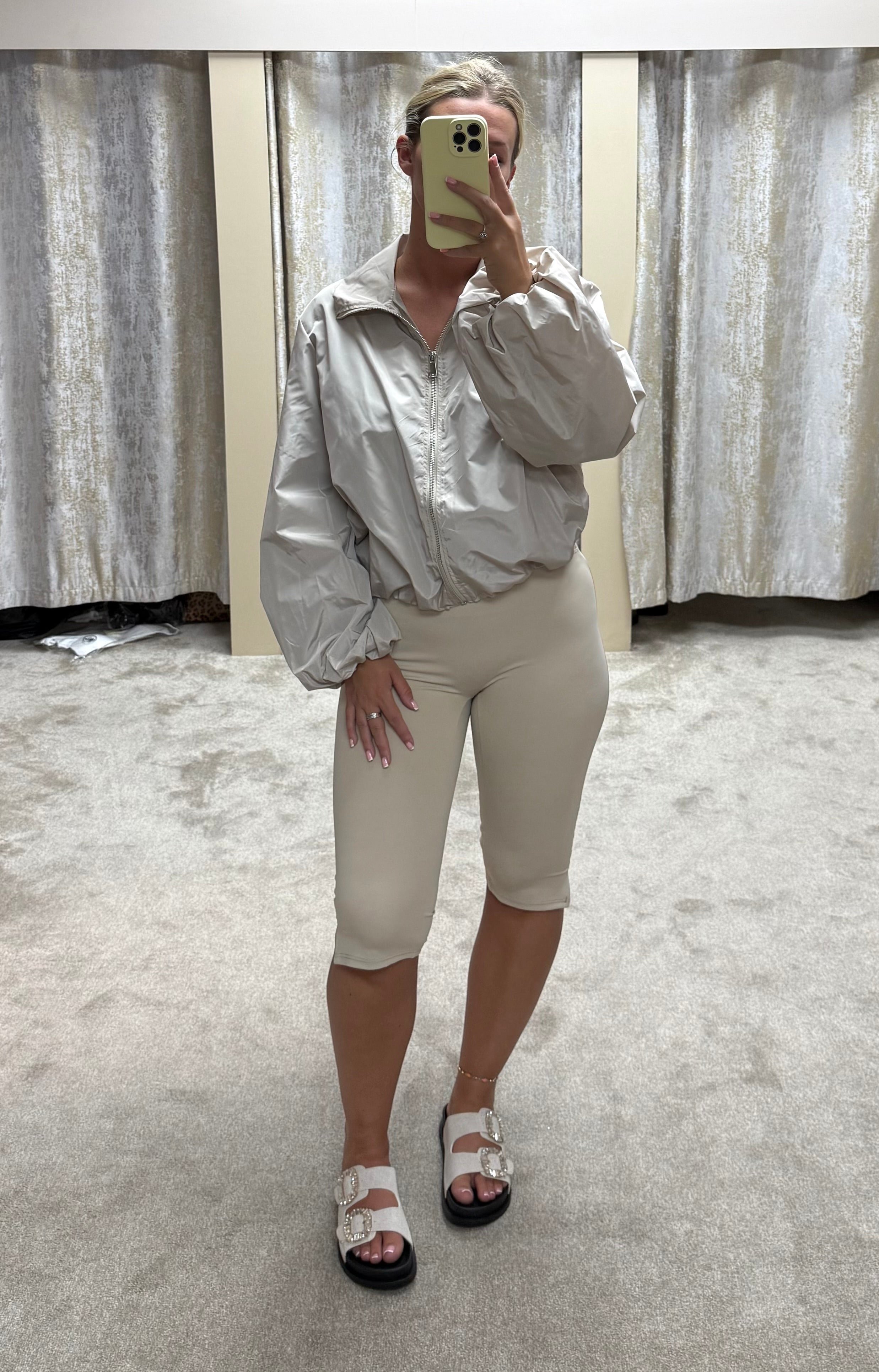 Oversized Elasticated Windbreaker Jackets