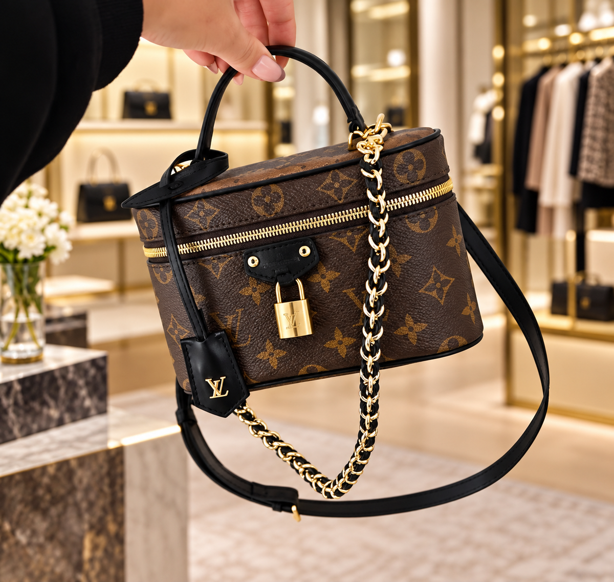 Louis Vuitton Inspired Vanity PM Bag